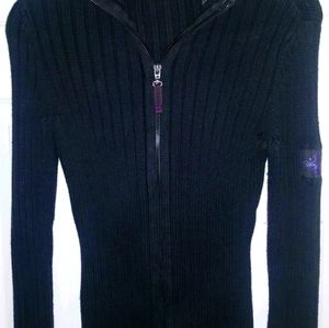 "DKNY"  ZIP SWEATER
